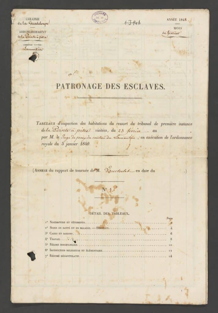 Patronnage des esclacves