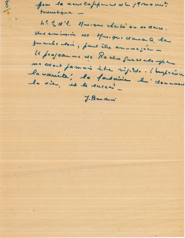 Baudrier signature