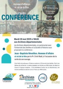 [CONFERENCE] Mardi 20 mai 2025 à 18h30 aux Archives départementales