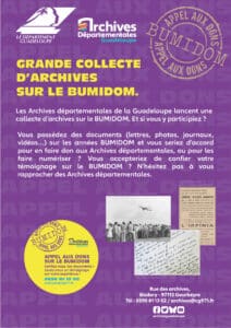 [ACTU] Grande collecte d’archives et de témoignages sur le BUMIDOM