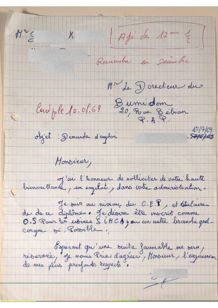 bumidom, archives départementales Guadeloupe