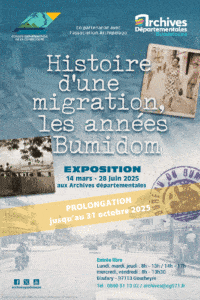 [EXPO BUMIDOM] Dernière visite guidée, samedi 25 octobre à 10 h.