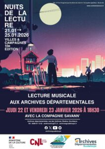 [NUITS DE LA LECTURE 2026] Lectures musicales - jeudi 22 et vendredi 23 janvier à 18h30