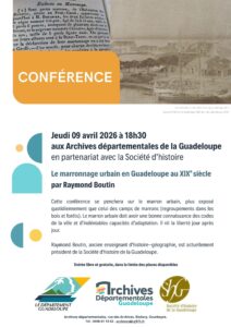 [CONFERENCE] Jeudi 09 Avril 2026 à 18h30 aux Archives départementales