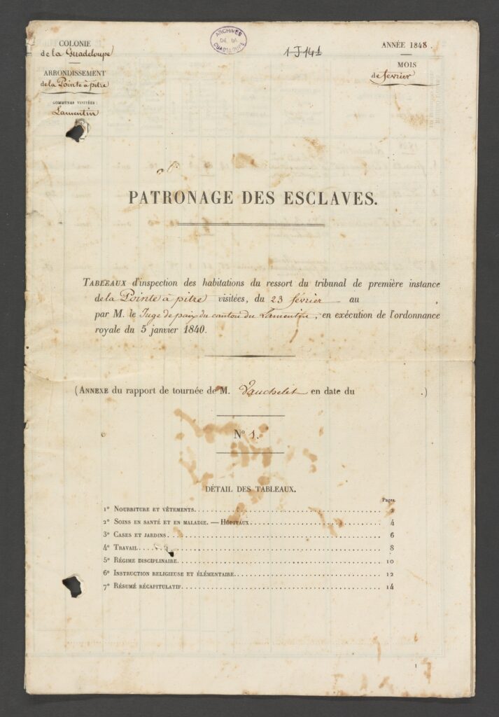 Patronnage des esclacves