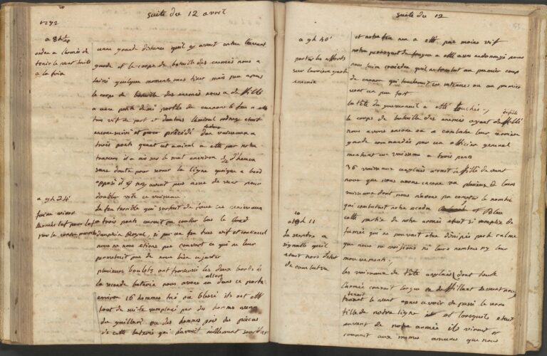 Journal de bord du lieutenant La Valette de Castellane, officier sur le ...