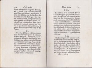 [CONFERENCE] Religion et esclavage dans les Antilles françaises.