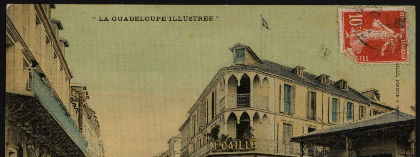 carte postale de Guadeloupe