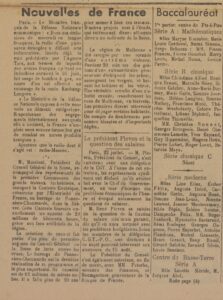 [FOCUS] Qui sont les bacheliers de l'année 1950 ?