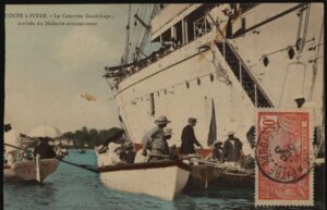 [FOCUS SUR] L'arrivée du paquebot « Guadeloupe » à Pointe à Pitre en 1913.