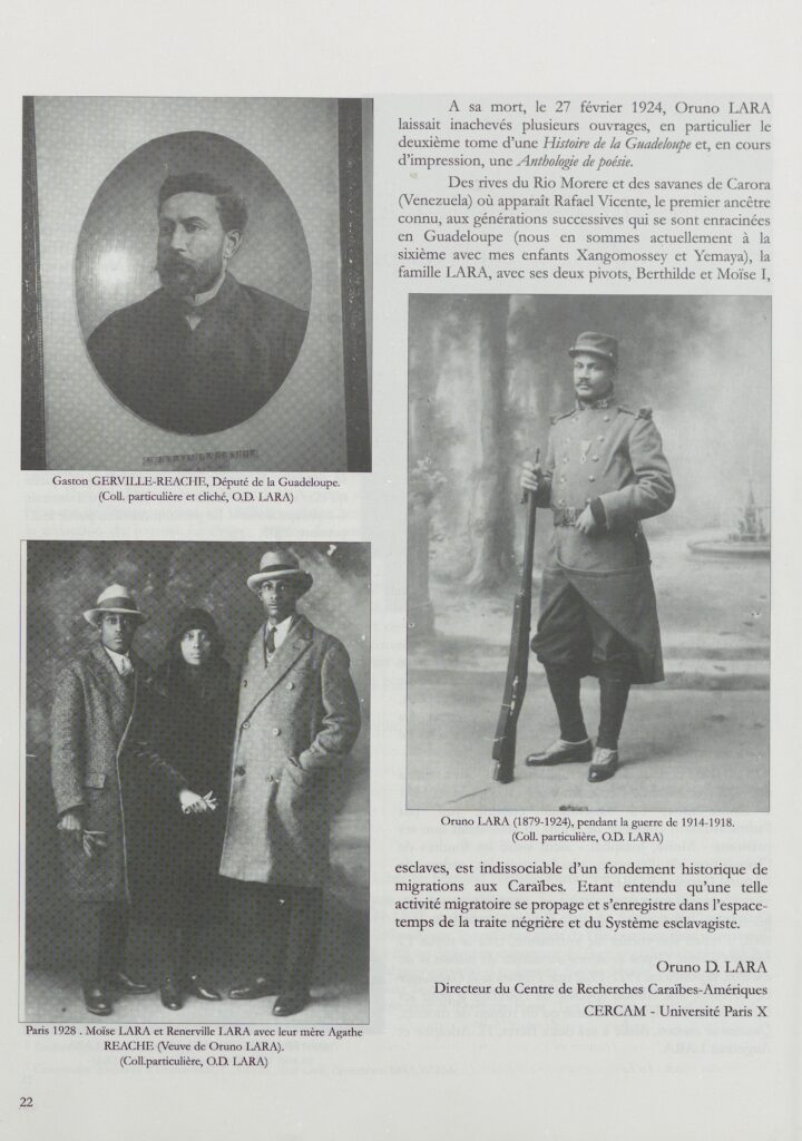 presse archives guadeloupe famille LARA