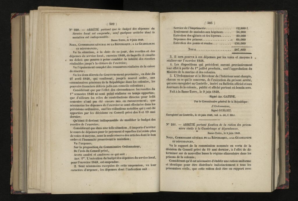 archives Guadeloupe alimentation prison 