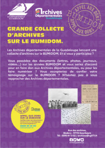 [ACTU] Grande collecte d’archives et de témoignages sur le BUMIDOM