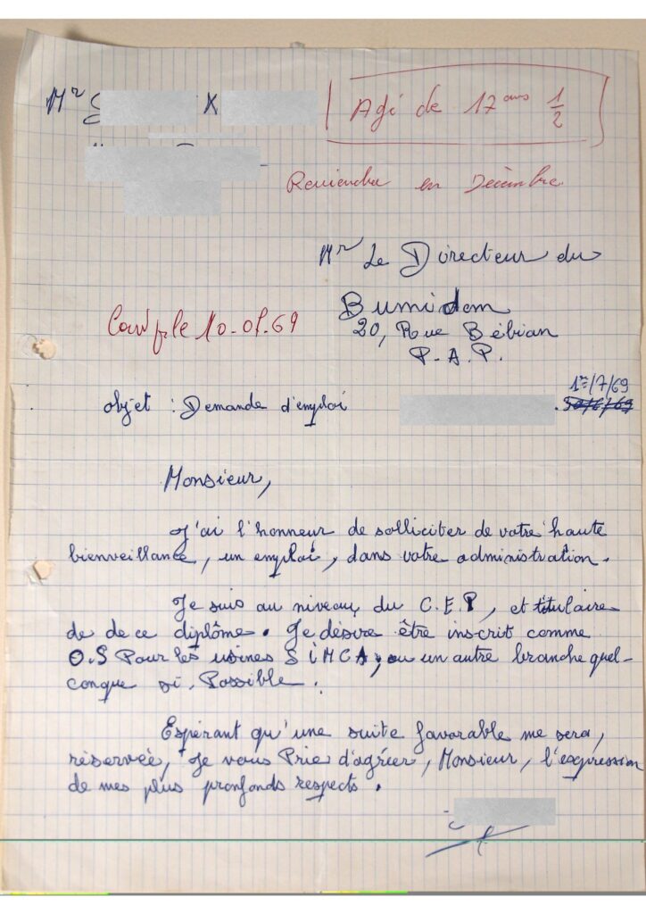 bumidom, archives départementales Guadeloupe
